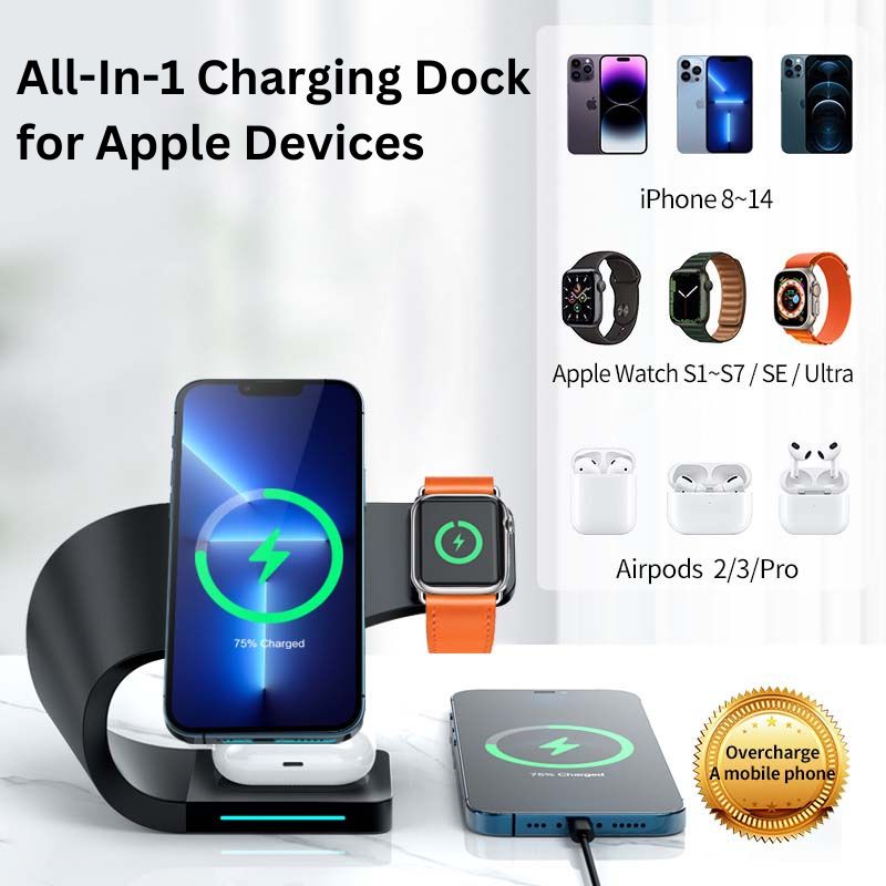 4-In-1 Wireless Fast Charging Dock