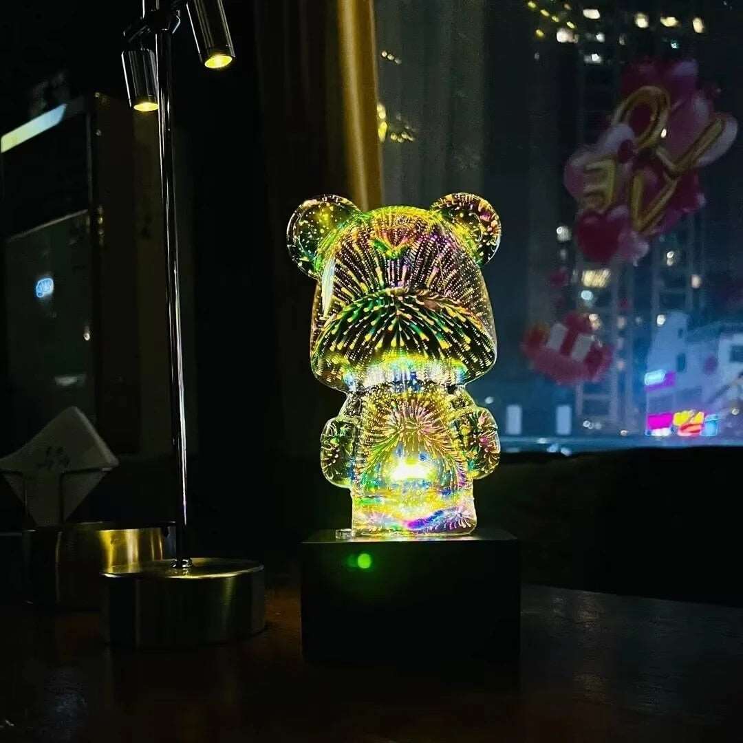 SparkleBear - 3D Firework Bear Lamp