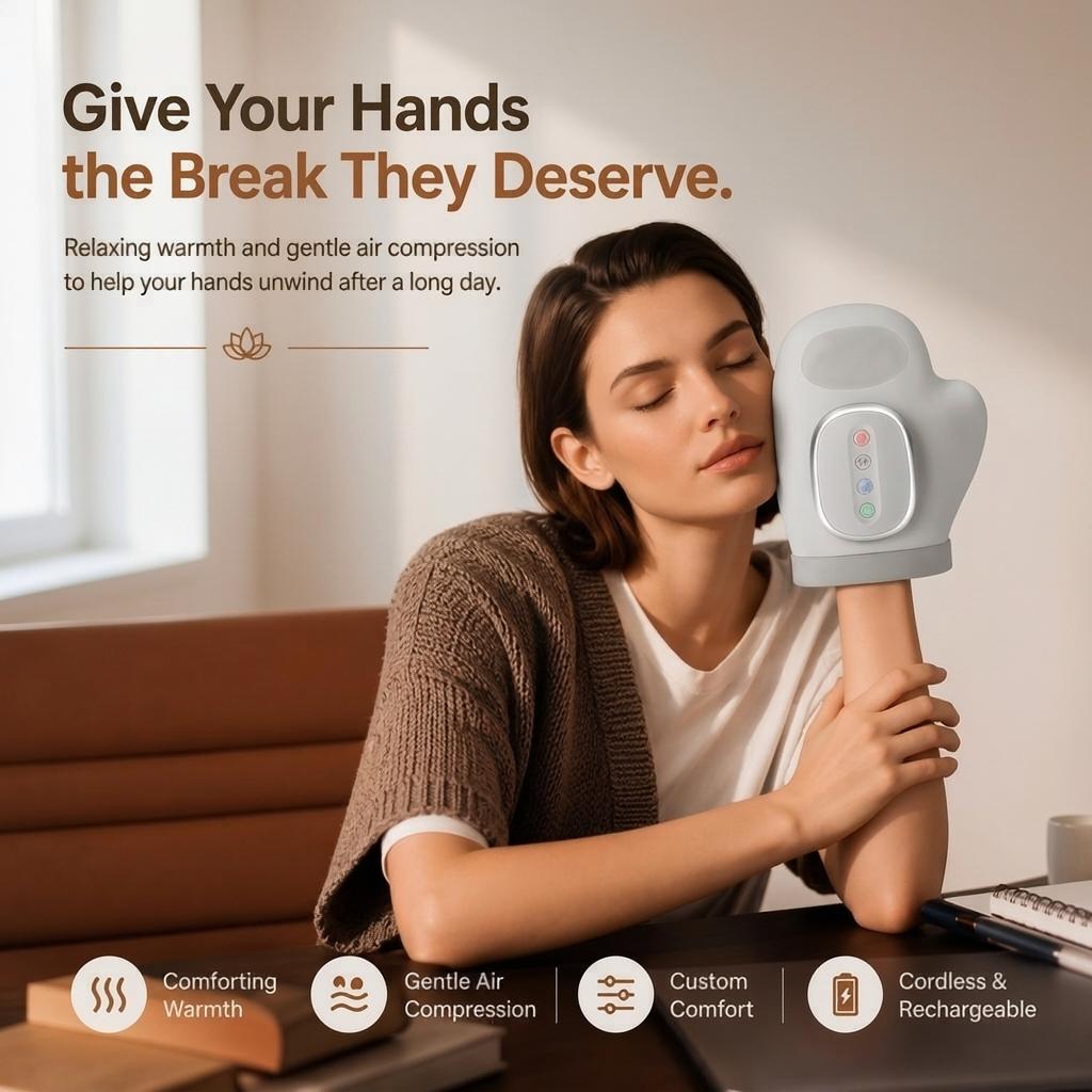 Meridi Hand Massager Women Relax Desk Office
