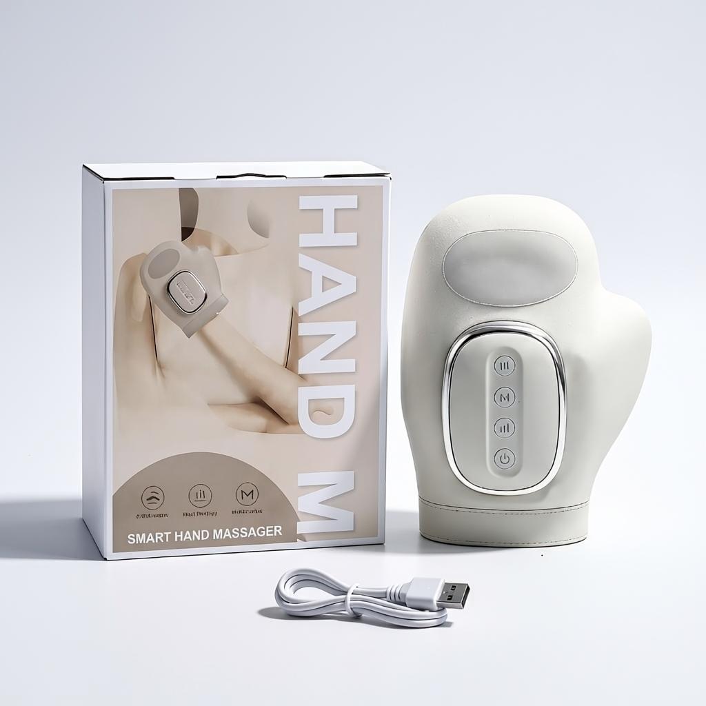 Meridi hand massager packaging USB cable