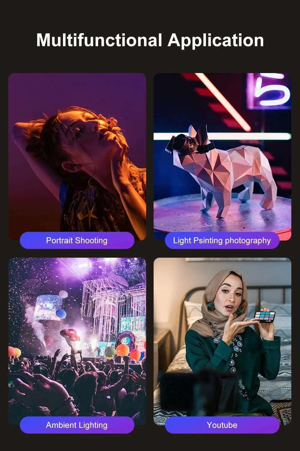 FUNSNAP RGB Fill Light