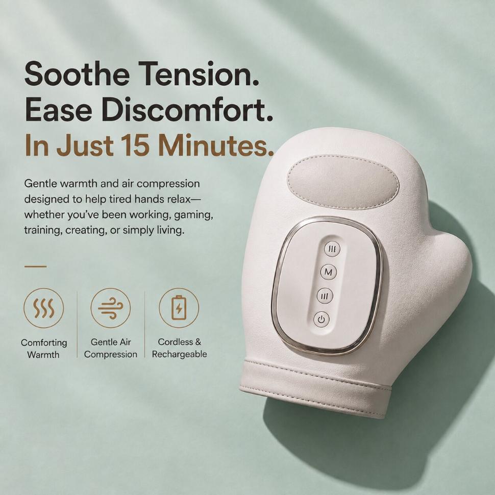 Meridi™ Heat Compression Hand Massager
