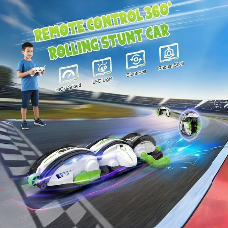 HyperFlip Rolling RC Stunt Car