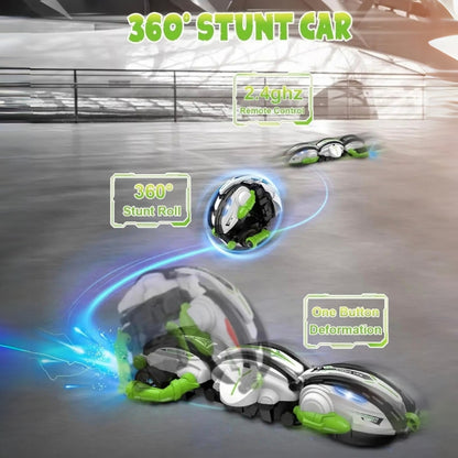 HyperFlip Rolling RC Stunt Car